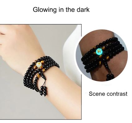 Unisex Handmade Ethnic Glow In The Dark Bracelet