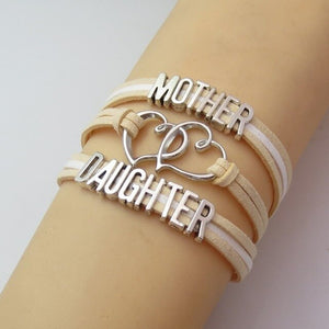 Mother Daughter Heart Multilayer Love Bracelet